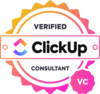"ClickUp verified consultant " "ClickUp verified consultant "